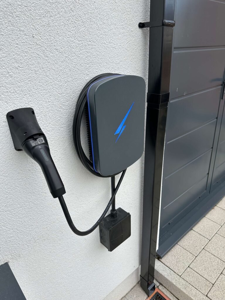 Electrical vehicle charger nstallation. ZJ Electrical Services, Leyton.